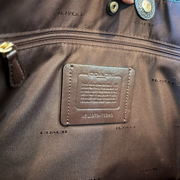 COACH LAPTOP/CARRYALL SHOULDER BAG - Picture 4 of 5